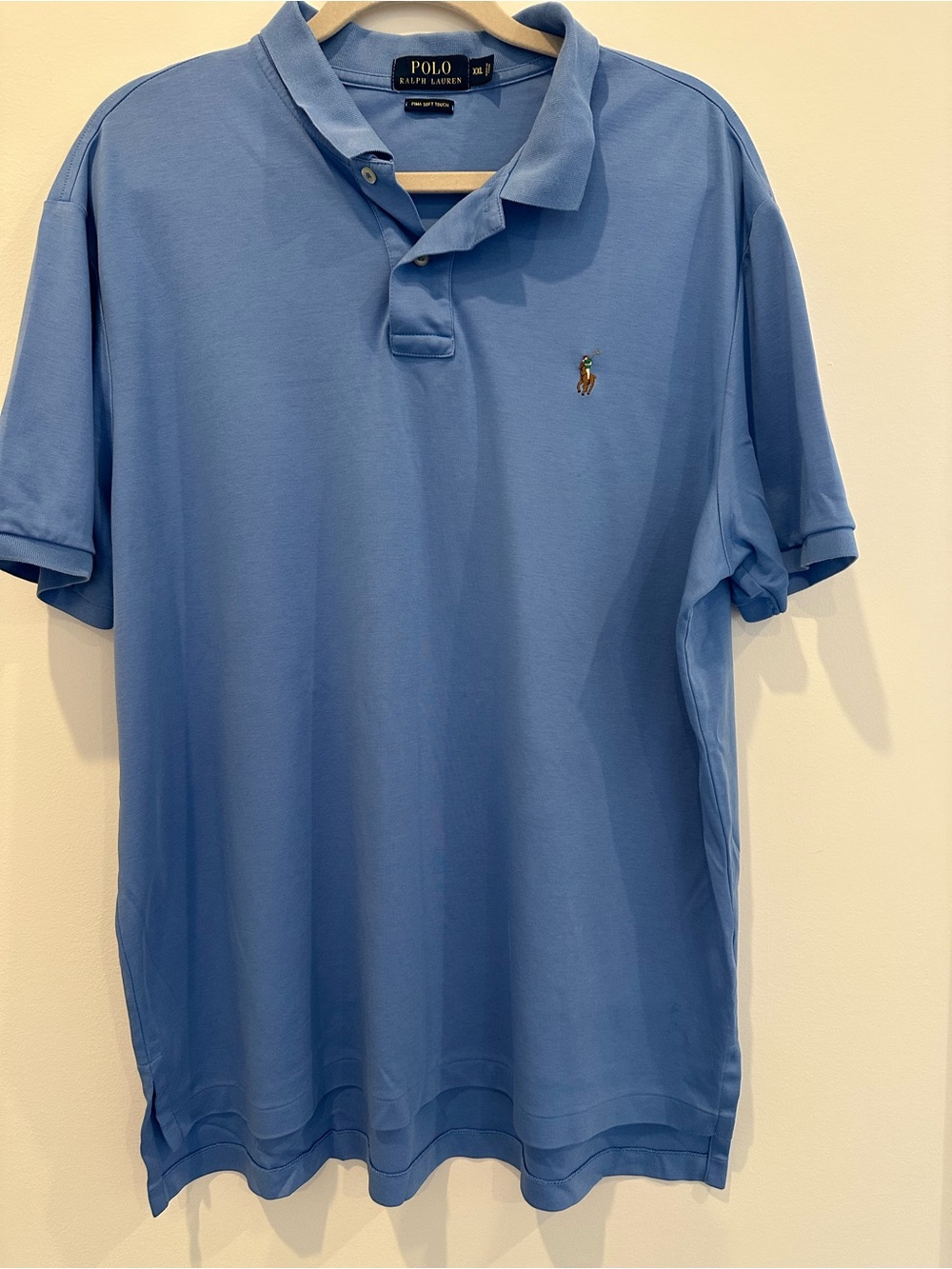 Ralph Lauren Light Blue Short-Sleeve Polo Shirt